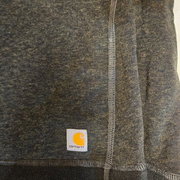 Women's Carhartt Force Heavyweight Synthetic Wool-Blend Fleece Base Crewneck Top - Picture 7 of 10